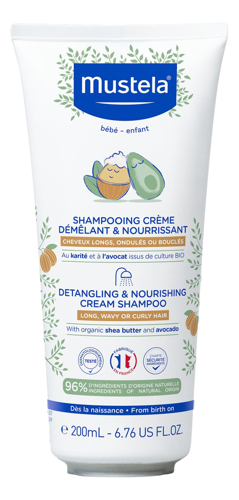 MUSTELA shampooing crème   200ml