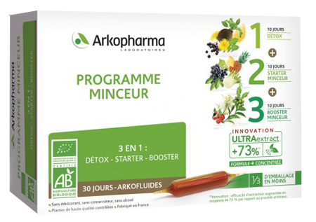 ARKOFLUIDE BIO ULTRAEXTRACT coffret  programme minceur